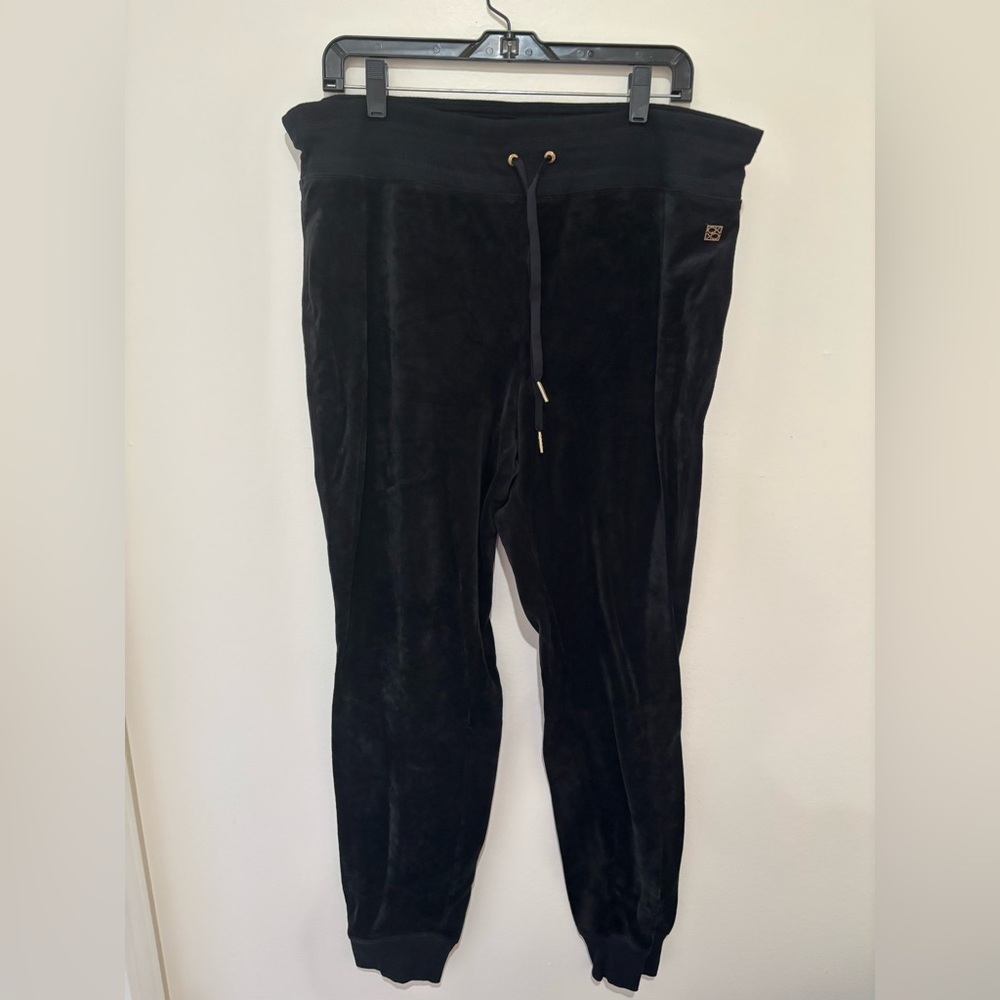 Calvin Klein Black Joggers with Gold Details